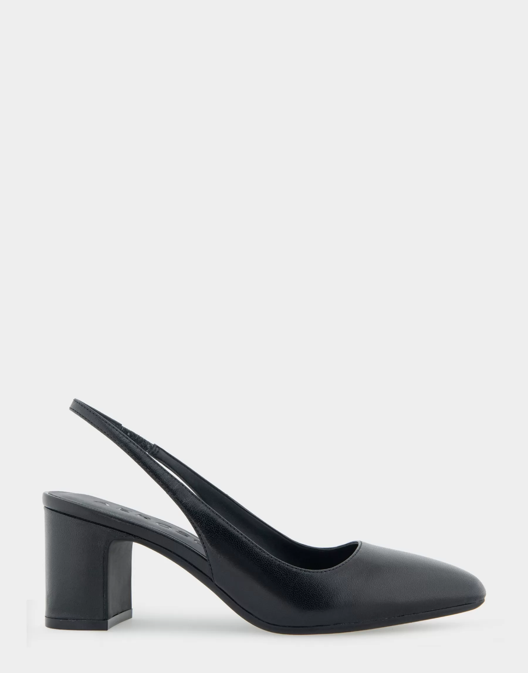 Aerosoles Comfortable Women's Slingback Mid-heel Pump in Black Leather New